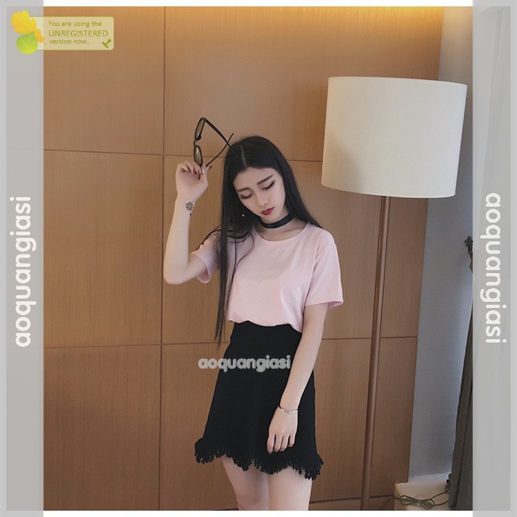 Chân Váy Kaki Zic Zac Đen Ngắn Nữ Tính MT121, MT930, MT296, MT386, MT360, MT693 AOQUANGIASI.COM