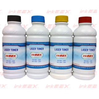 combo mực màu laser, mực máy in màu HP 1025 (đen-xanh-đỏ-vàng)