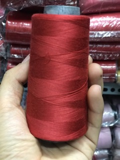 12k/ 1 cuộn chỉ may màu đỏ cờ 40/2