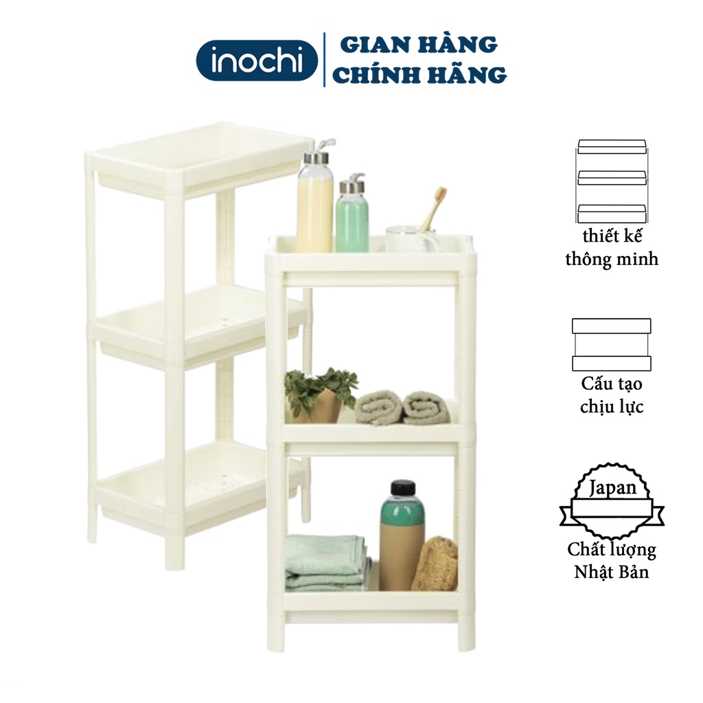 Kệ nhà tắm đa năng 4 tầng Inochi gọn gàng, ngăn nắp chịu lực hơn 20kg