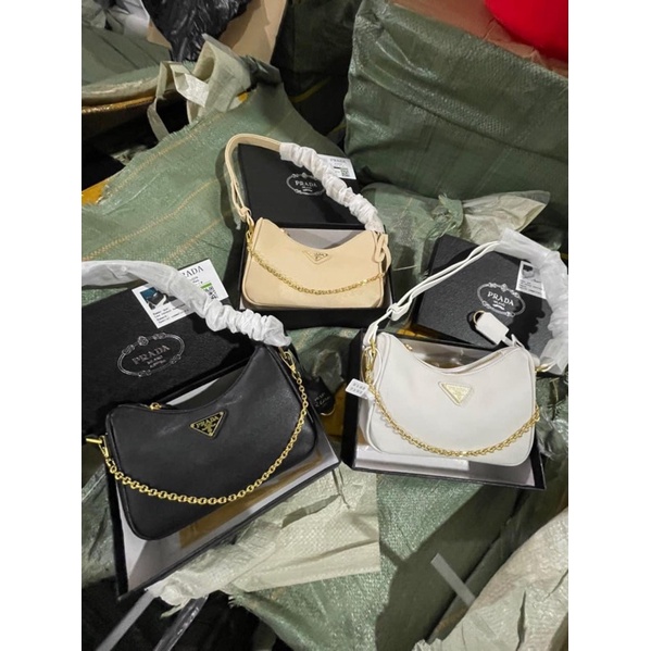 Set pờ ra đa kèm ví chất da sần size 24 dây da dù siêu sang hàng QC cao cấp