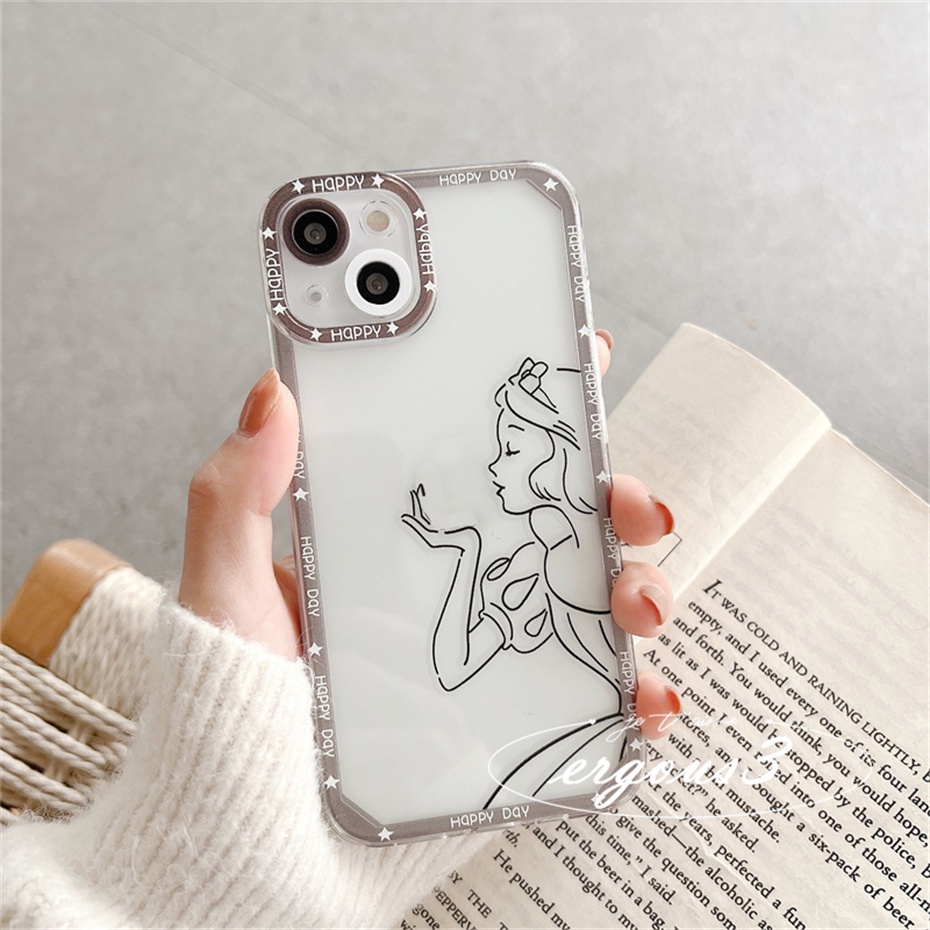 Ốp Điện Thoại Mềm Hình Bạch Tuyết / Công Chúa Cho iPhone 14 13 12 11 Pro Max SE2020 X XR Xs Max 7 8 6 6s Plus