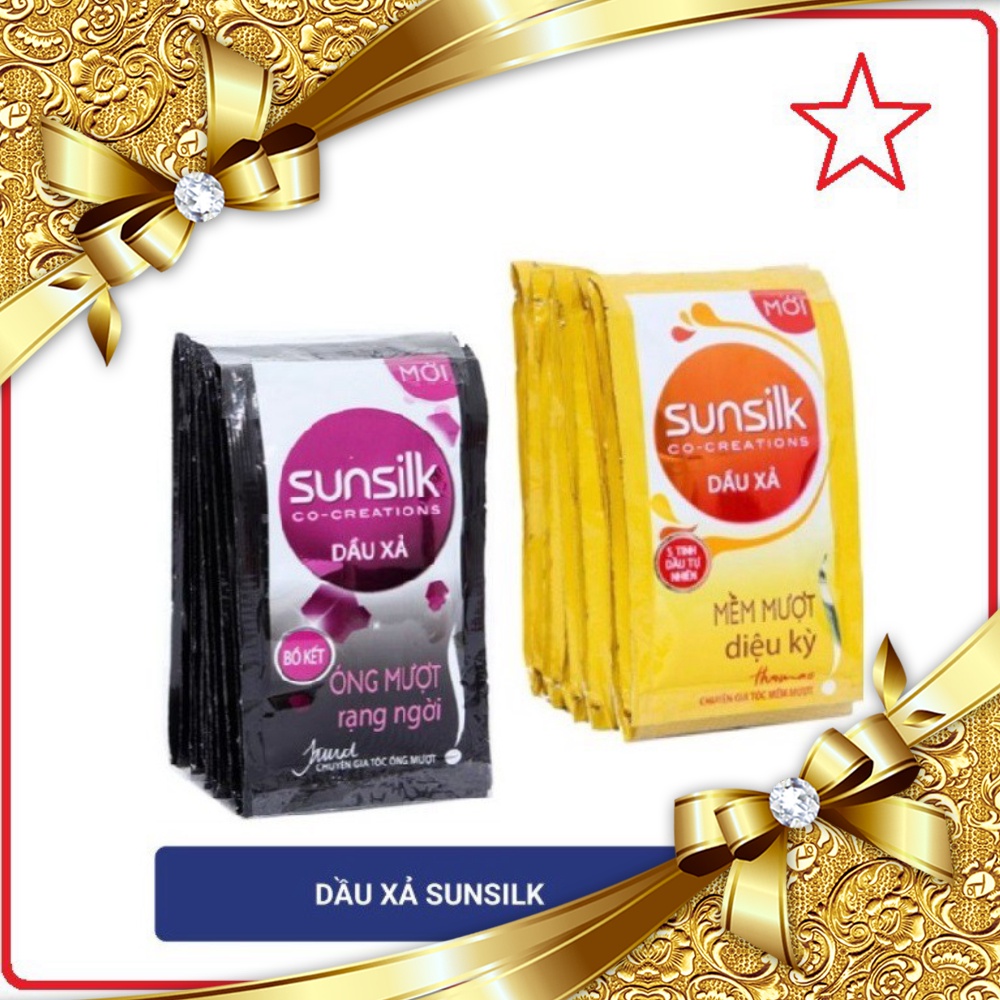 Combo 6 Dây Dầu Xả SUNSILK Dây 6g x 10 Gói