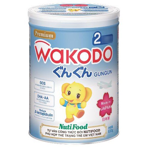 Sữa Bột Wakodo số 2 850g