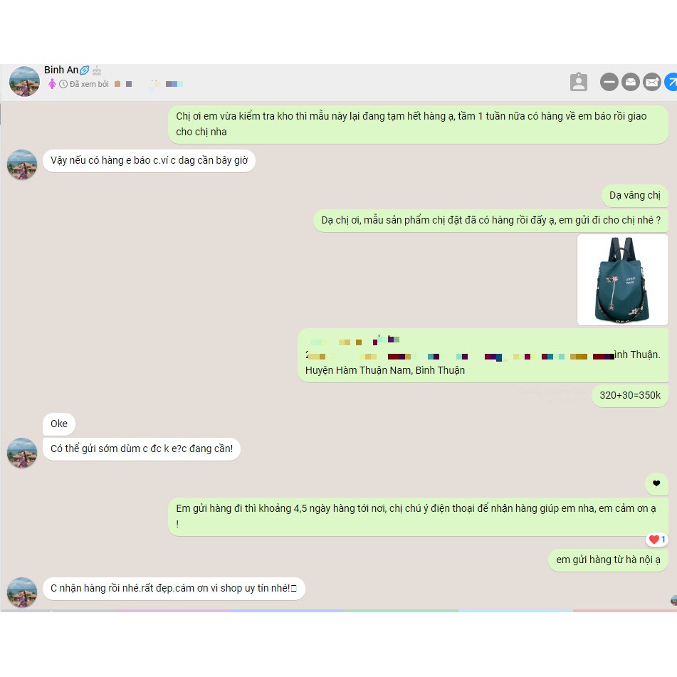 Balo nữ siêu nhẹ, chống trộm, chống thấm - Balo mini đi làm, đi chơi, du lịch THB021