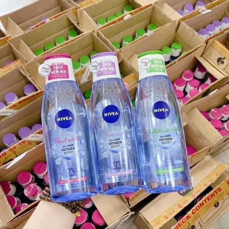 Nước Tẩy Trang Nivea Sạch Sâu Ngăn Ngừa Mụn 125ml, 200ml