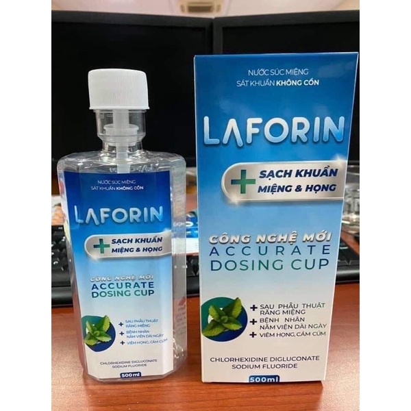 Nước Súc Miệng Laforin phiên bản đặc biệt 500ml chăm sóc các vấn đề răng miệng