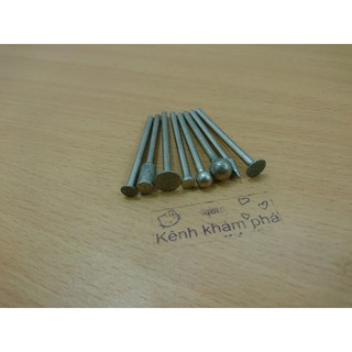 Bộ 10 đầu khắc thủy tinh sành sứ