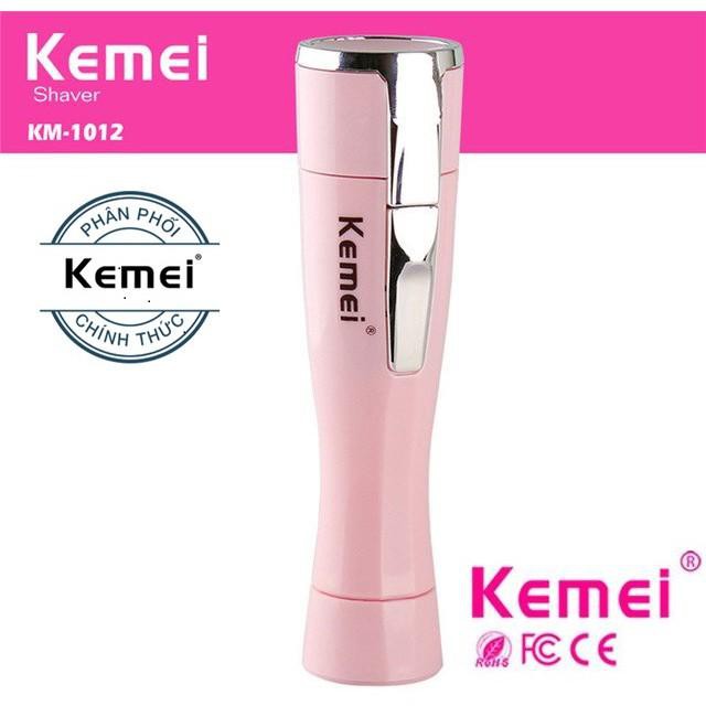 Máy Tấy lông Nách, Máy Triệt Lông Sạch Tự Nhiên Kemei 1012 Dễ Thao Tác An Toàn Cho Da