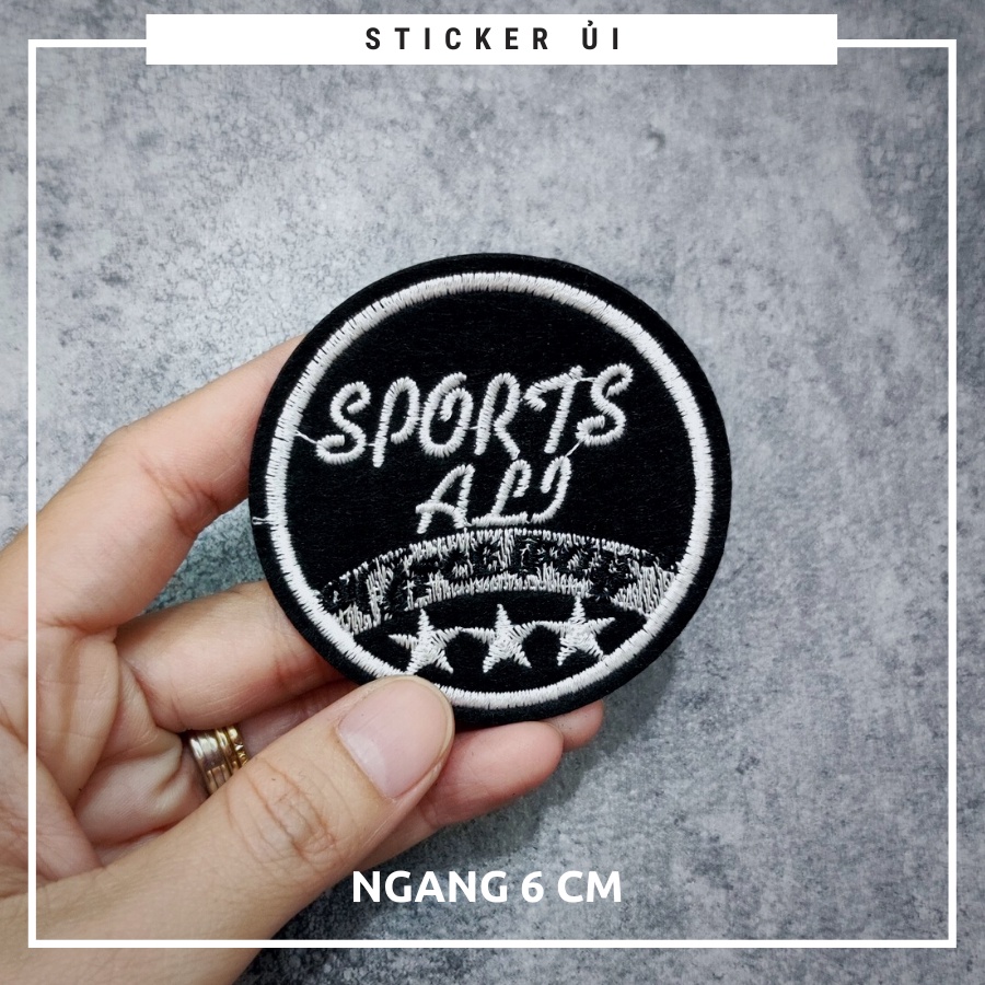 Sticker ủi áo Cao cấp - CÓ SẴN KEO ỦI - sticker vải dùng làm miếng vá áo, phụ kiện trang trí quần áo, balo, giày, nón