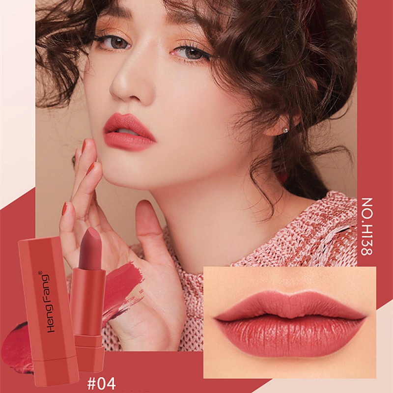[Hàng mới về] Bộ 6 cây son lì không dính chống nước HengFang | BigBuy360 - bigbuy360.vn