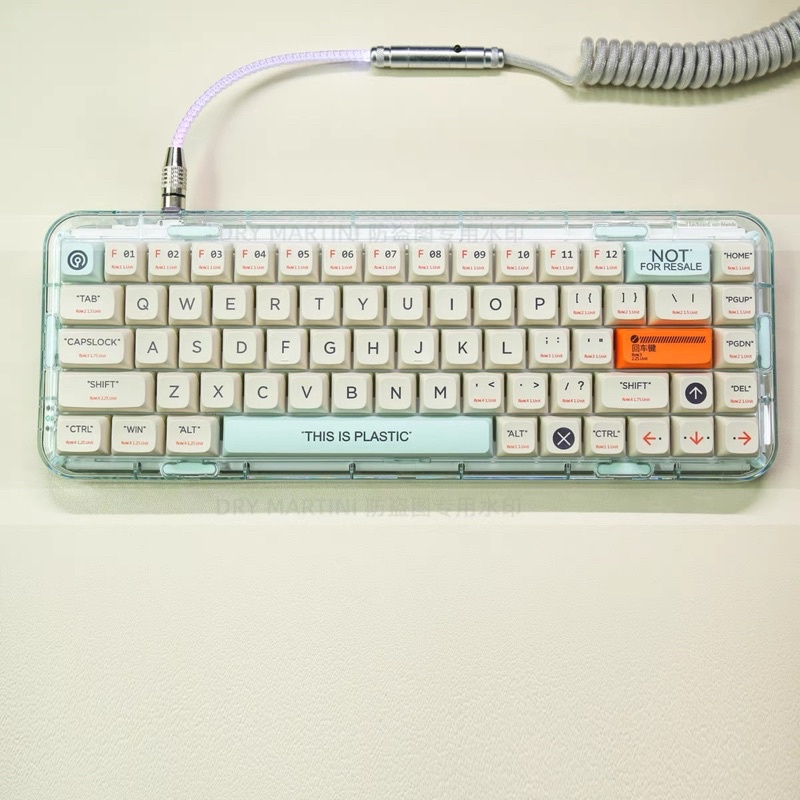 Keycaps Cho Bàn Phím Cơ In Dyesub Không Xuyên Led Chất Liệu Nhựa PBT XDA THIS IS PLASIC 132 PHÍM