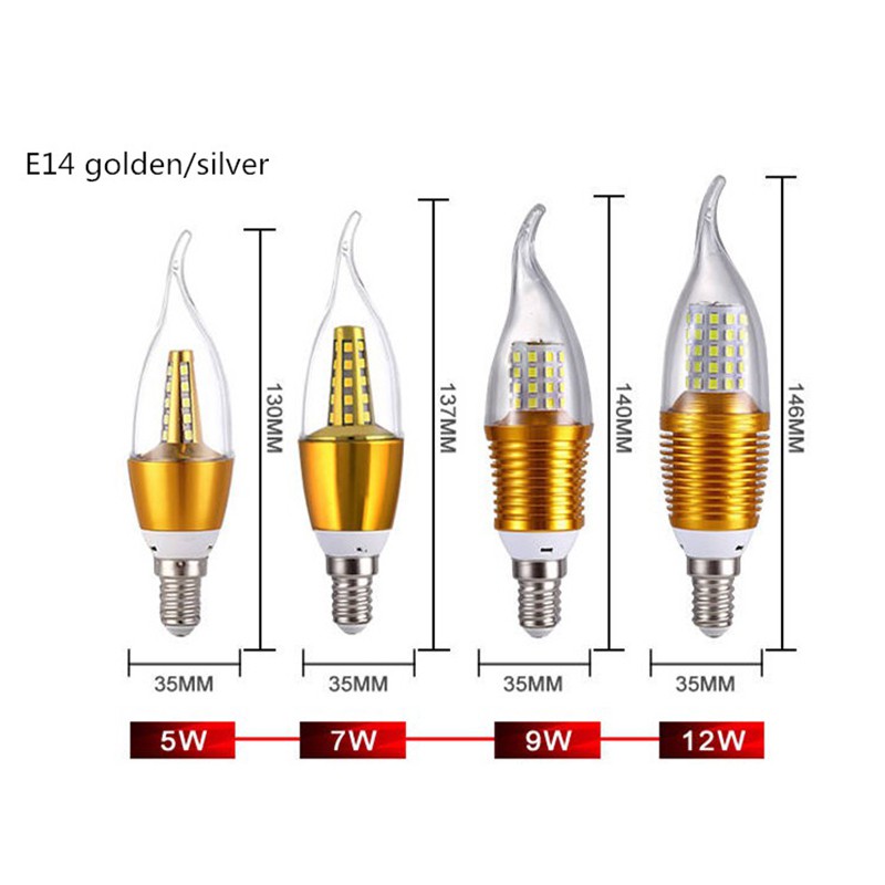 Bóng Đèn Led E14 E27 Kiểu Dáng Cổ Điển