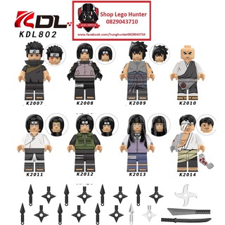 Xếp Hình Minifigures KDL 802 Naruto mô hình lắp ráp nhân vật bộ Anime Naruto