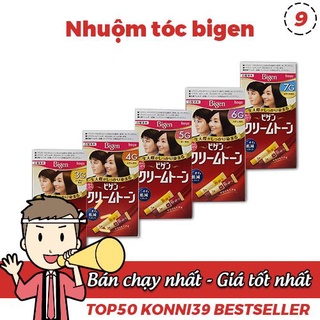 Tuýp kem nhuộm Tóc Phủ Bạc Bigen - Nhật Bản