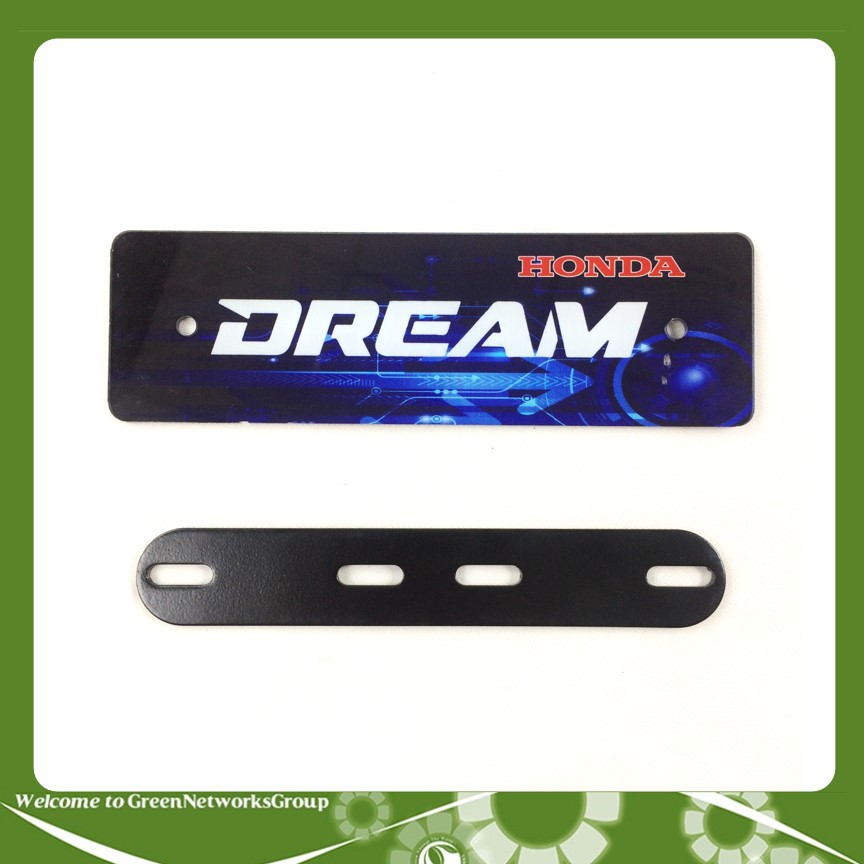 Bảng tên xe DREAM trang trí xe máy Greennetworks