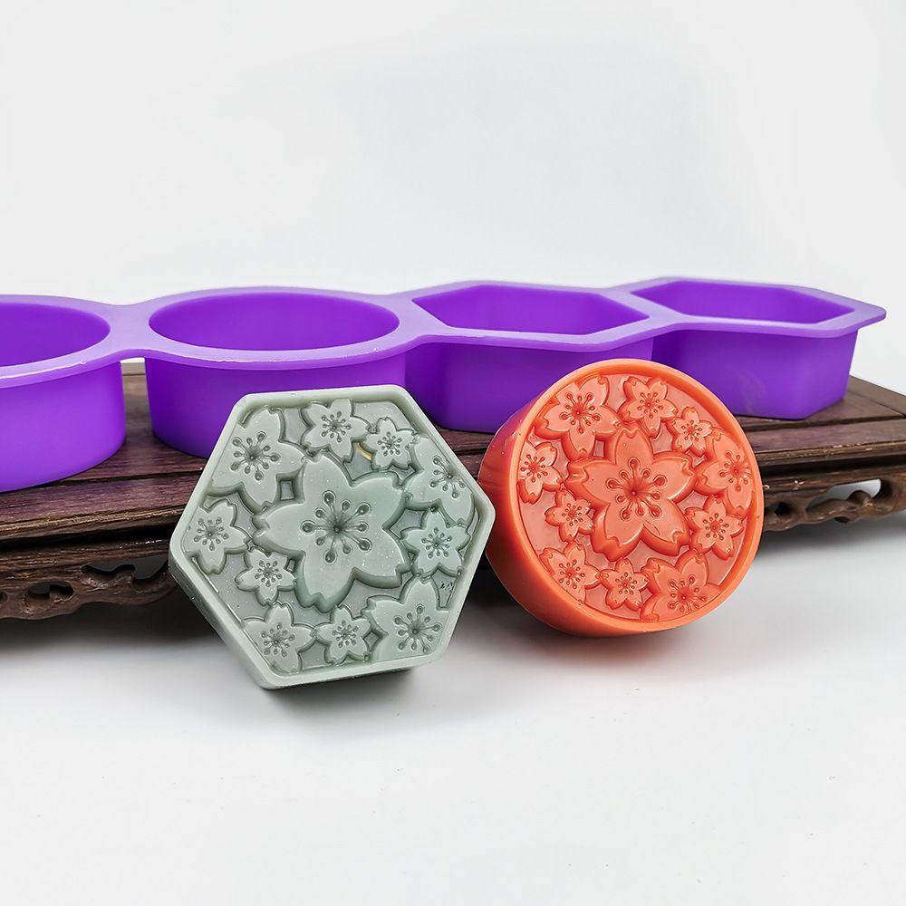 Khuôn Silicone Làm Xà Phòng Đa Năng 3D 1 Ngăn Tiện Dụng