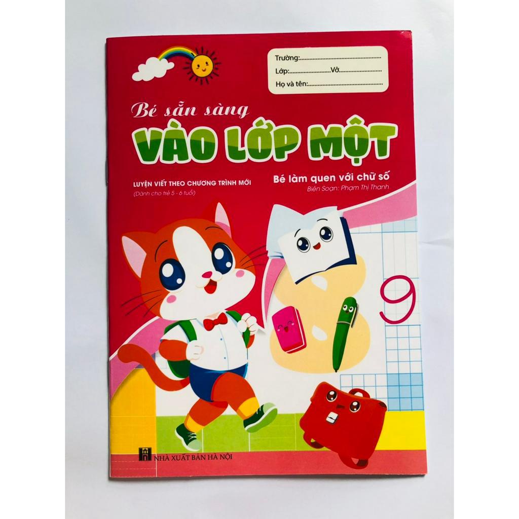 Sách - Bộ 9 Cuốn Tập Tô - Tập Viết Chữ - Làm Quen Với Chữ Cái, Chữ Số -Tặng 2bút chì cho bé