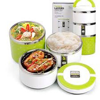 Cặp lồng giữ nhiệt 3 tầng ruột inox