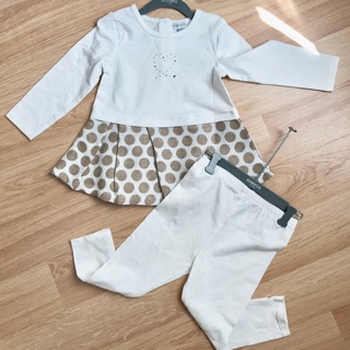 Bộ đồ bé gái hàng xuất dư
