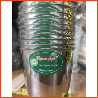 Bộ 10 lon làm đá inox 304 size 7cm-8cm-9cm-10cm cao cấp hàng dày