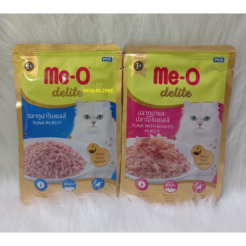 Pate cho mèo Meo Delite 70gr được chọn vị