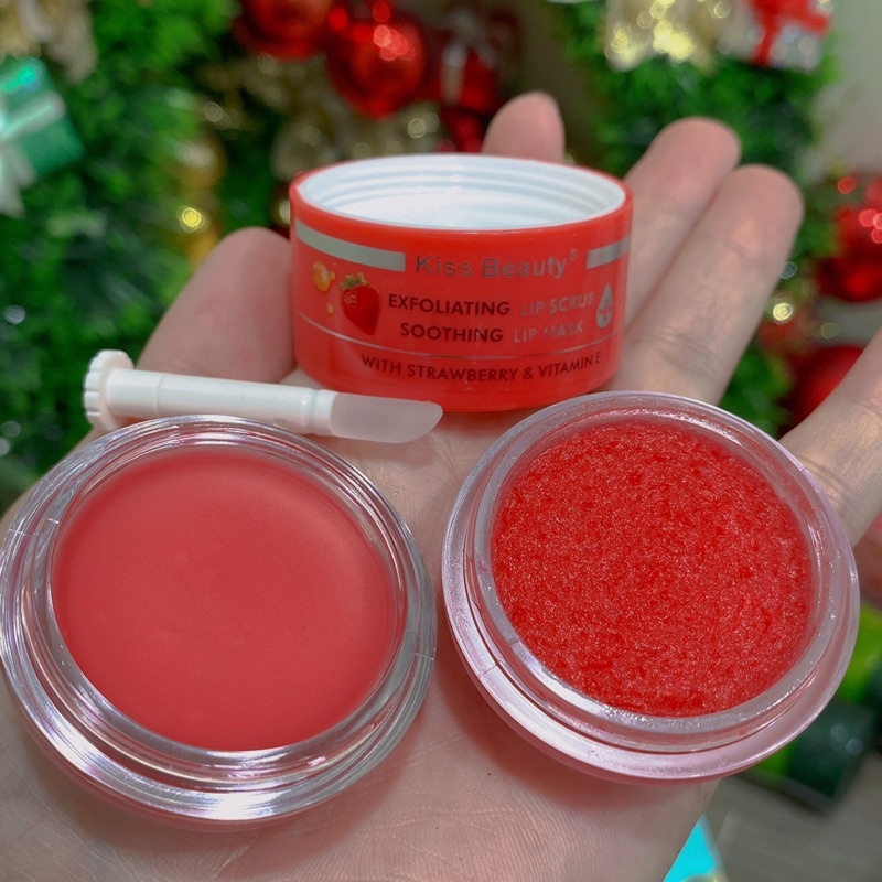 Lẻ 1 lọ tẩy da chết nạ dưỡng hồng môi kissbeauty