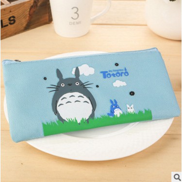 Hộp bút totoro dẹt túi viết bóp viết totoro Hb132 hộp bút dễ thương