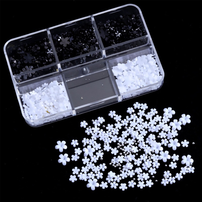 Đá Đính Trang Trí Móng Tay Hình Hoa 3D DIY