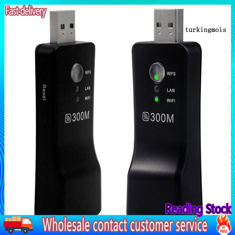 Thiết Bị Khuếch Đại Tín Hiệu Wifi Không Dây Cổng Usb 300mbps