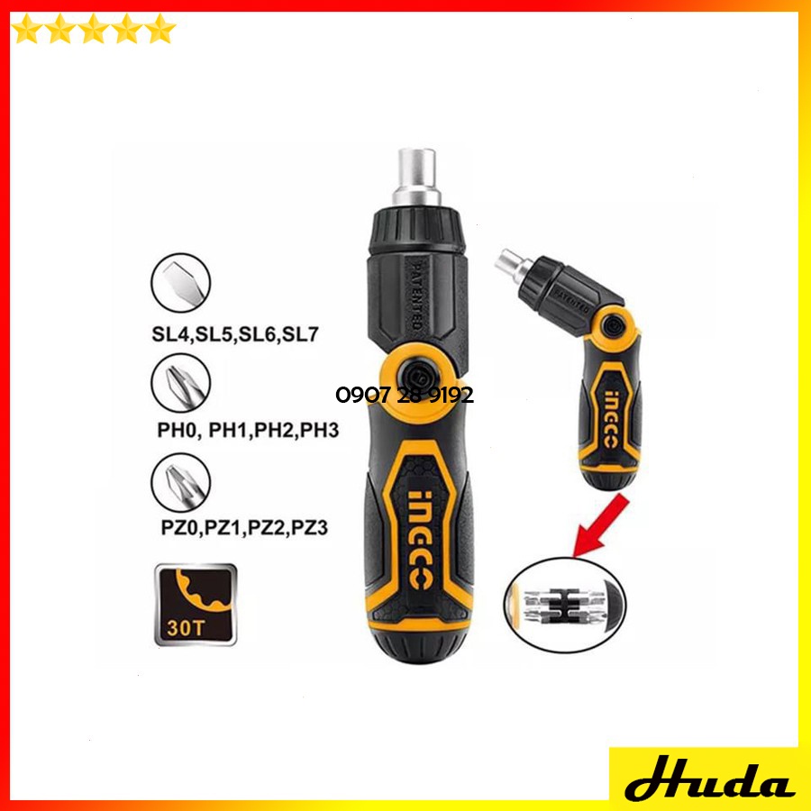 Bộ tua vít đa năng 13 chi tiết Total Ingco Bộ tuốc nơ vít nhiều đầu vít  POI