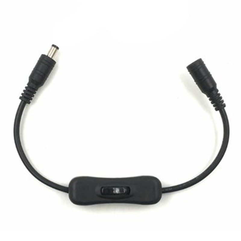 Dây Cáp Nguồn Dc 5.5x2.1mm Male Sang Female Cho Đèn Led 12v