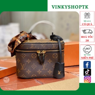 Túi cốp lv vatiny kèm khăn fullbox hàng sẵn ship hỏa tốc