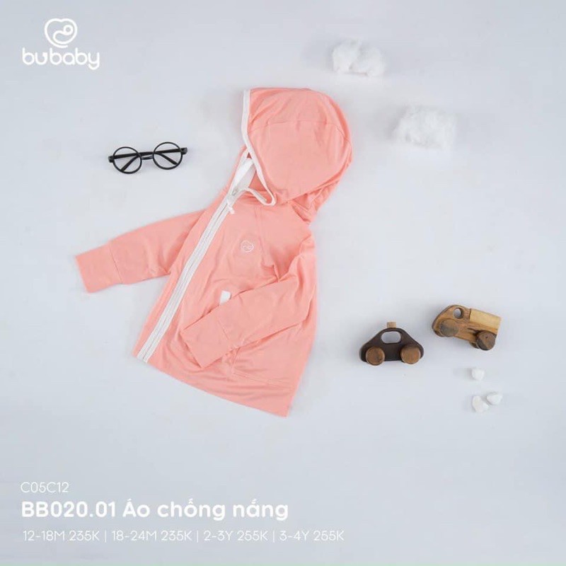 Áo khoát Bu baby, chống nắng màu mới Bu bamboo