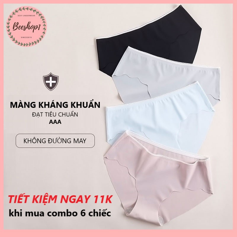 Quần lót nữ, quần lót đúc su không viền cạp ren quyến rũ QSR75