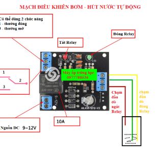 Module điều khiển bơm hút nước tự động