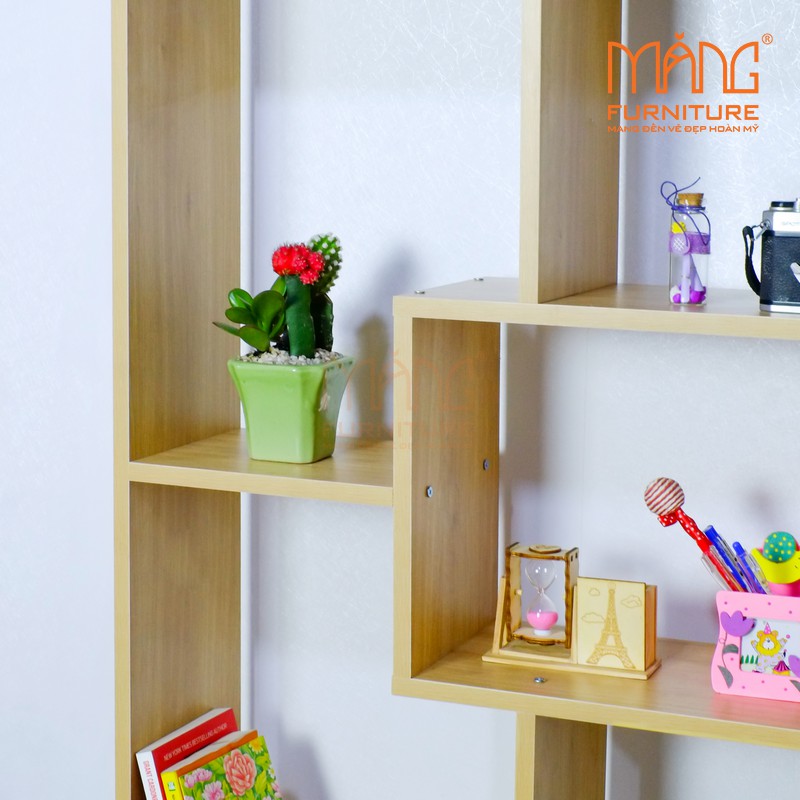 Kệ Sách Đa Tầng Kệ Sách Gỗ Cao Cấp Đa Năng KS04