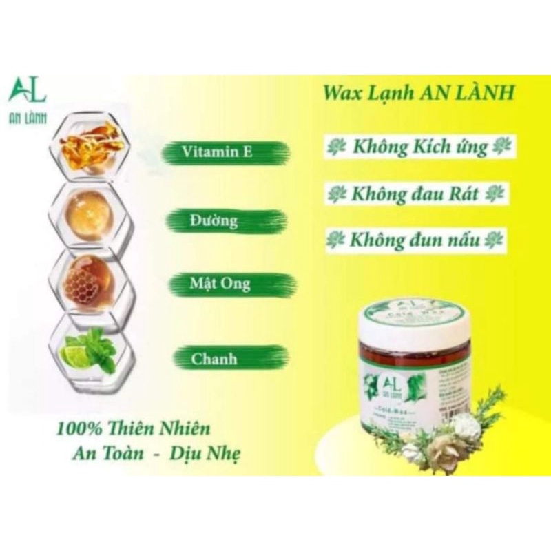 WAX TẨY LÔNG AN LÀNH, NÁCH, TAY, CHÂN AN TOÀN