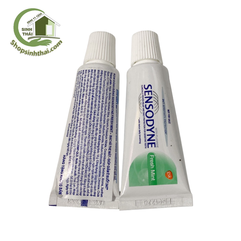 Kem đánh răng mini SENSODYNE Thái Lan, chống ê buốt