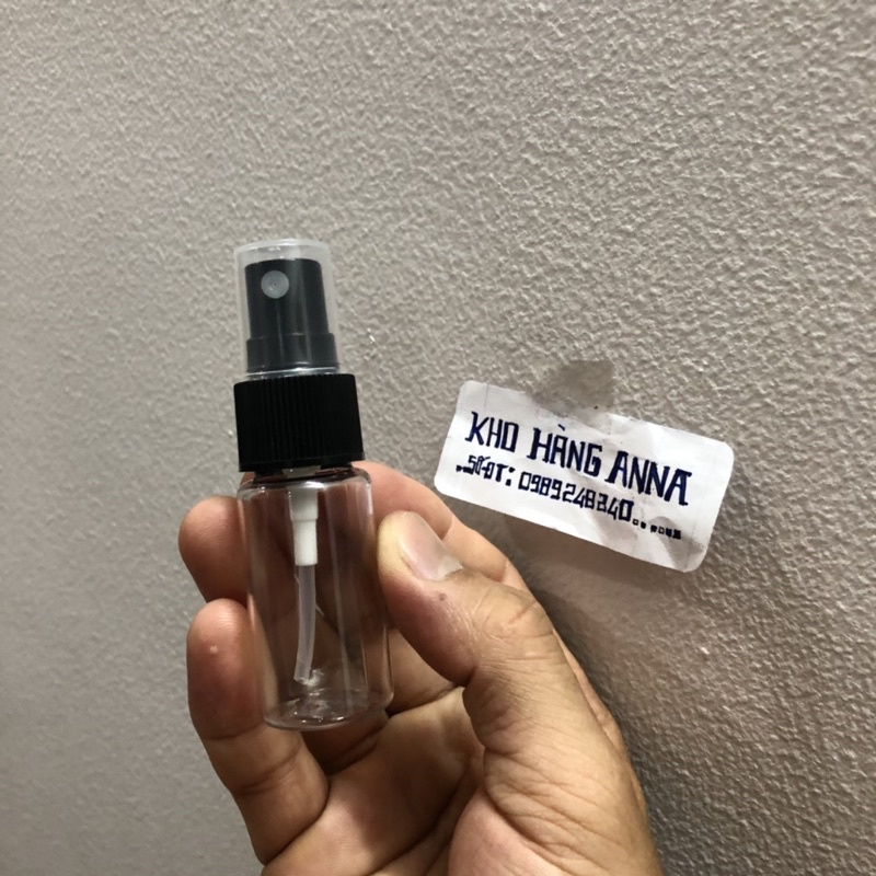 Bộ 5 chai chiết Mỹ phẩm du lịch nhỏ ,5 chai nhựa 15ml- 20ml đủ loại: xịt sương/ xịt giọt/ nhấn giọt/ nắp bật/ nắp vặn