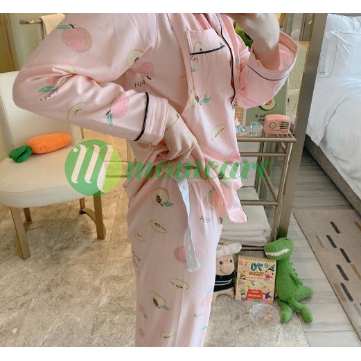 Pijama bầu ĐÀO HỒNG - Đồ bộ sau sinh và cho con bú ti ẢNH THẬT Quần áo ngủ thời trang mặc nhà cho mẹ đẹp giá rẻ Bigsize