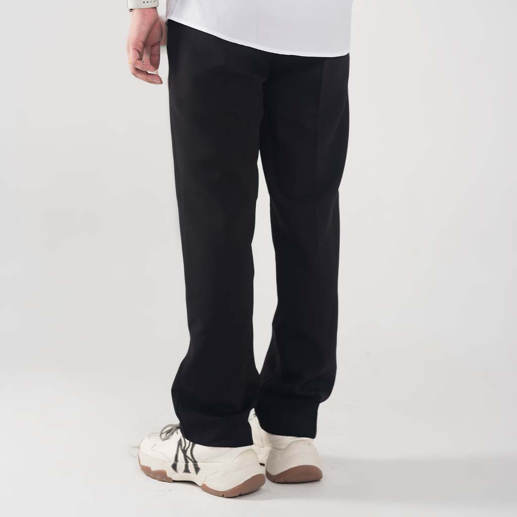 Quần tây âu đen ống rộng nam BIGSIZE MALTRIK chất vải cao cấp không nhăn quần suông Hàn Quốc có size lớn đến 120kg