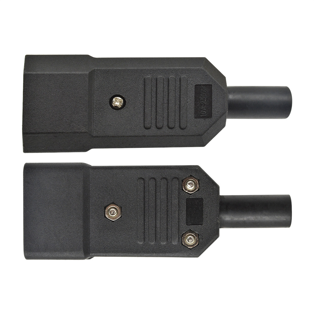 Phích cắm nguồn Ac-013A Ac 250v 10a Iec320 C13 Ac 3 Pin cao cấp