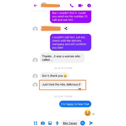 Cacao nibs nguyên chất  500g