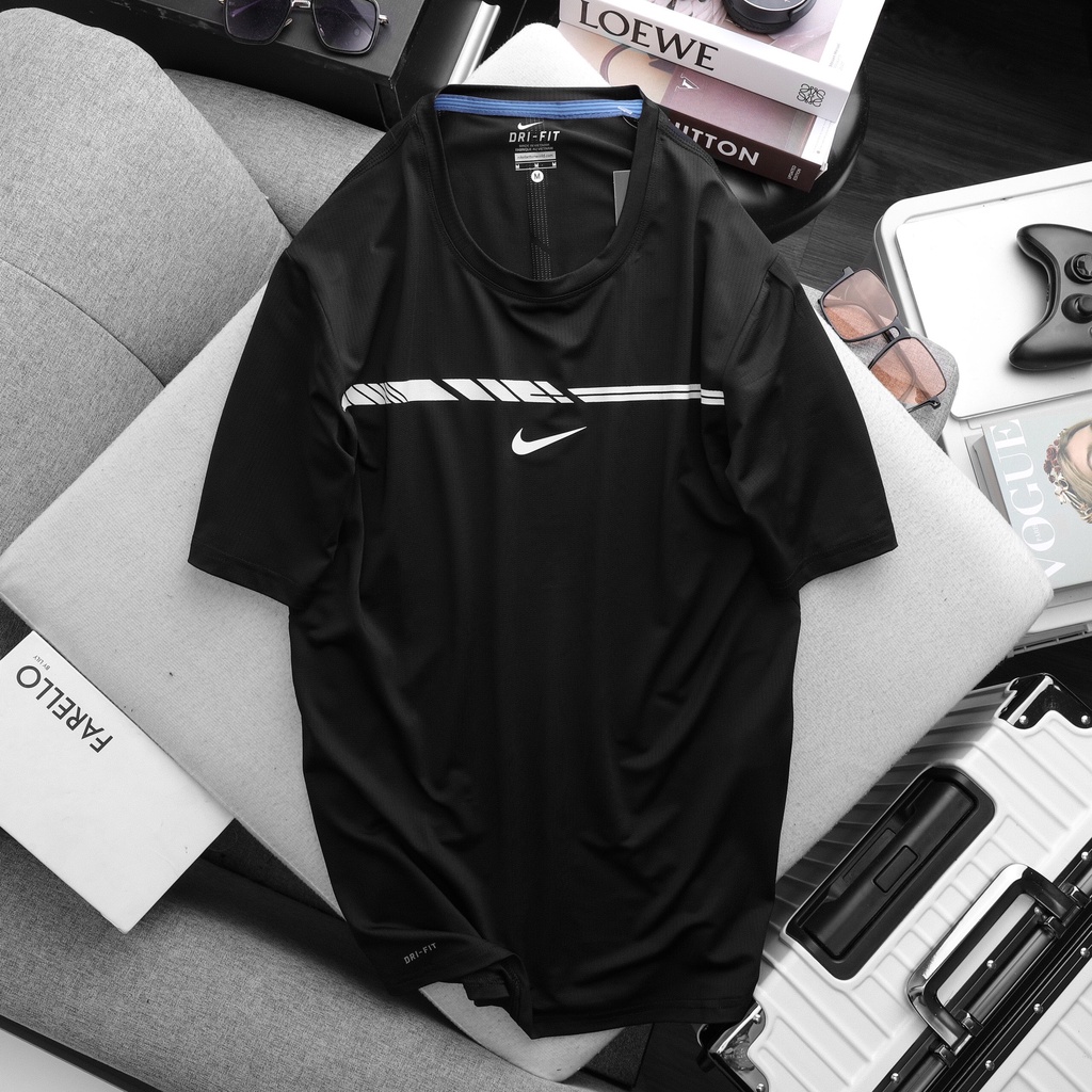 Áo thể thao Men gym NKS04, fom chuẩn, vải lưới dệt xuất dư