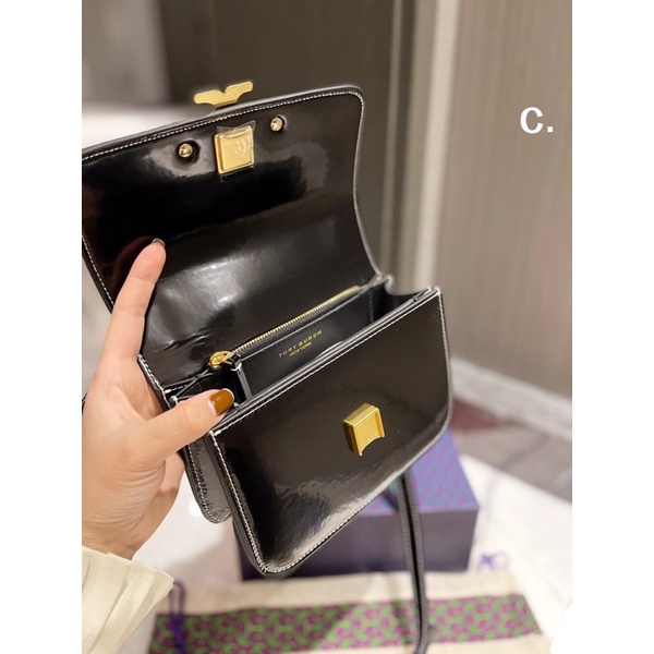 Túi xách Tory Burch da trơn, bóng loáng  cực xinh