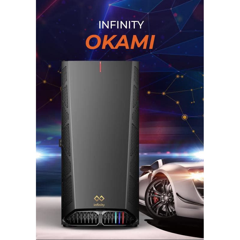 Vỏ máy tính Infinity Okami - ATX Tower Case (chưa kèm quạt)