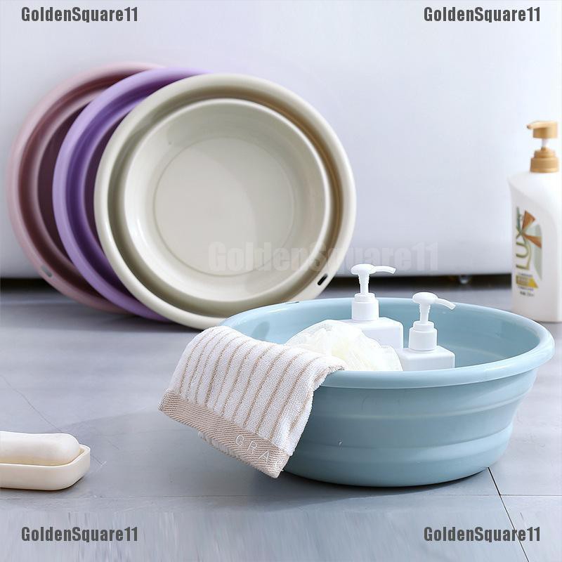 Chậu Rửa Chân Bằng Silicone Có Thể Gấp Gọn Tiện Lợi Dành Cho Cắm Trại