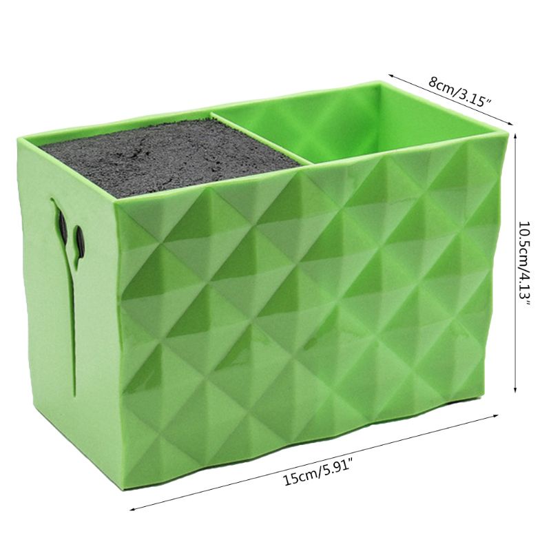 Hộp Nhựa Đựng Kéo Cắt Tóc Hai Hàng Chuyên Dụng Cho Salon