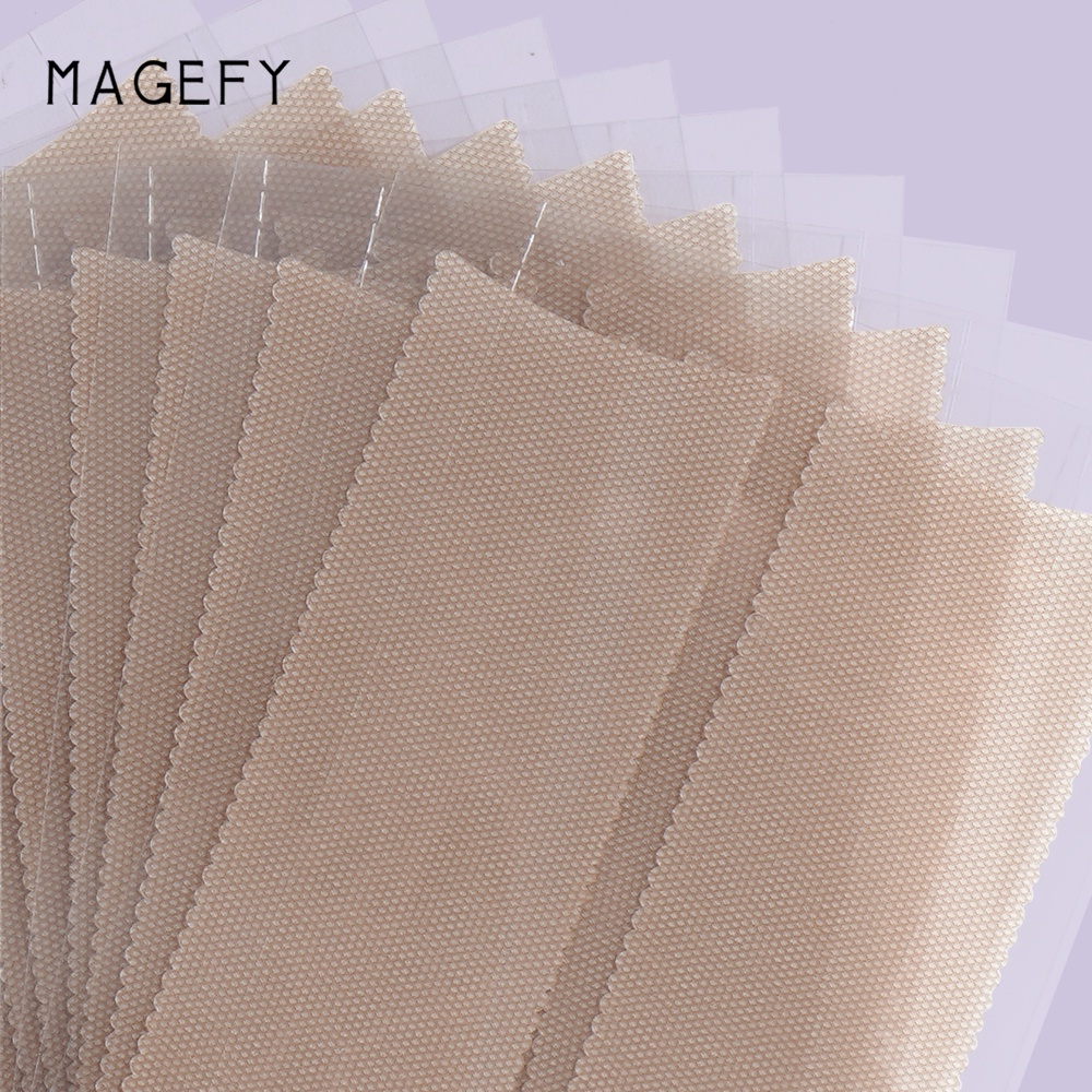 Set 20 miếng dán kích hai mí dạng lưới MAGEFY kèm nhíp trang điểm tiện dụng